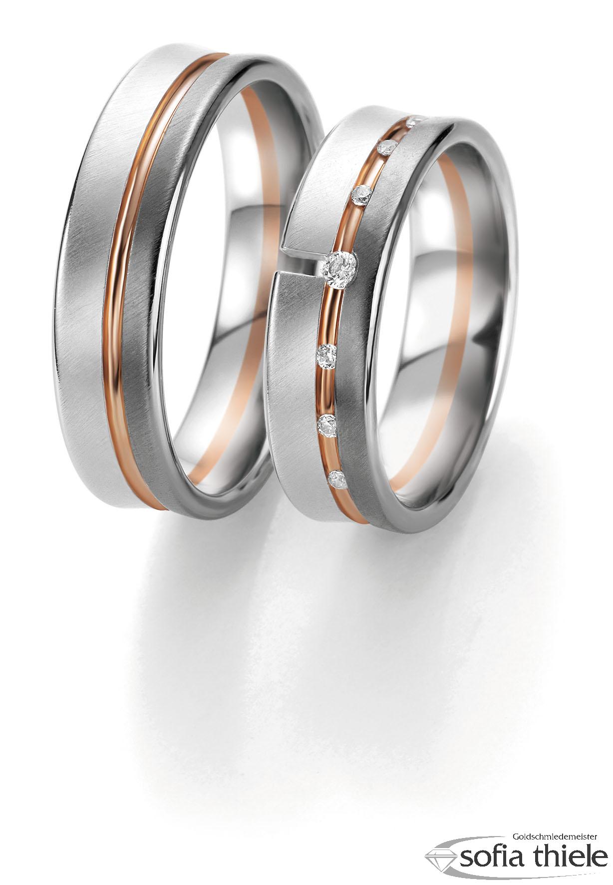 Trauringe Gold Paar B-48-06337-38