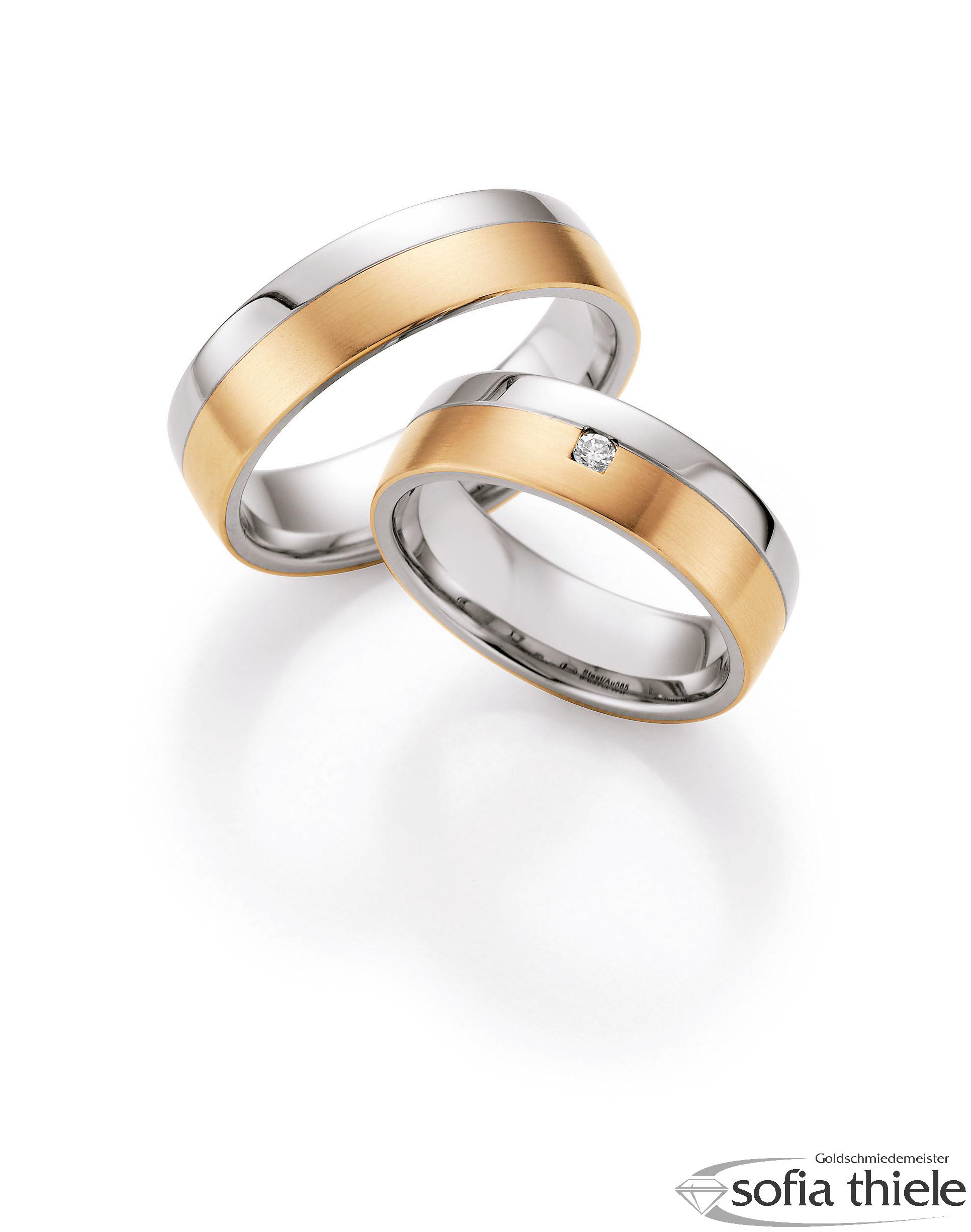 Trauringe Edelstahl Paar 88-05020-060 Trauringe Edelstahl Paar 88-05020-060