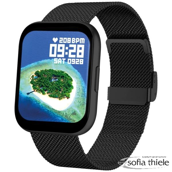 Herrenuhr Metallband Smartwatch SW033E