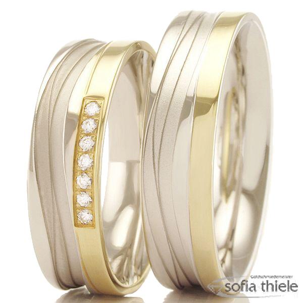 Trauringe Gold Paar R-10-50692-060