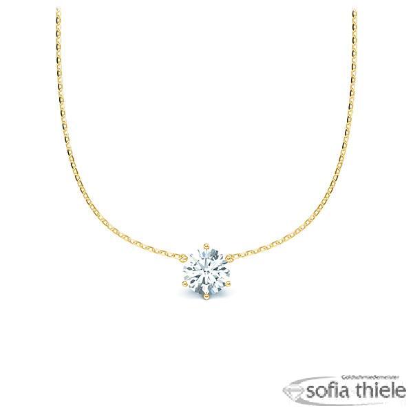 Kette-Collier Gold mit Diamanten RU-1580-7-G