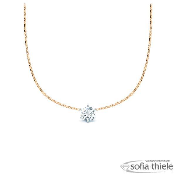 Kette-Collier Gold mit Diamanten RU-1580-1-RW