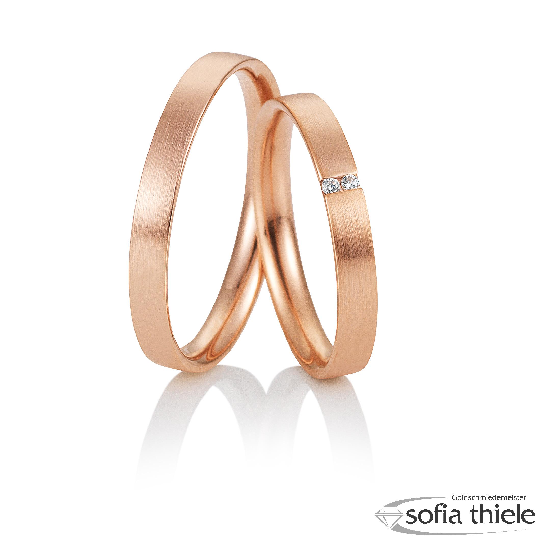 Trauringe Gold Paar 49-81787-375R