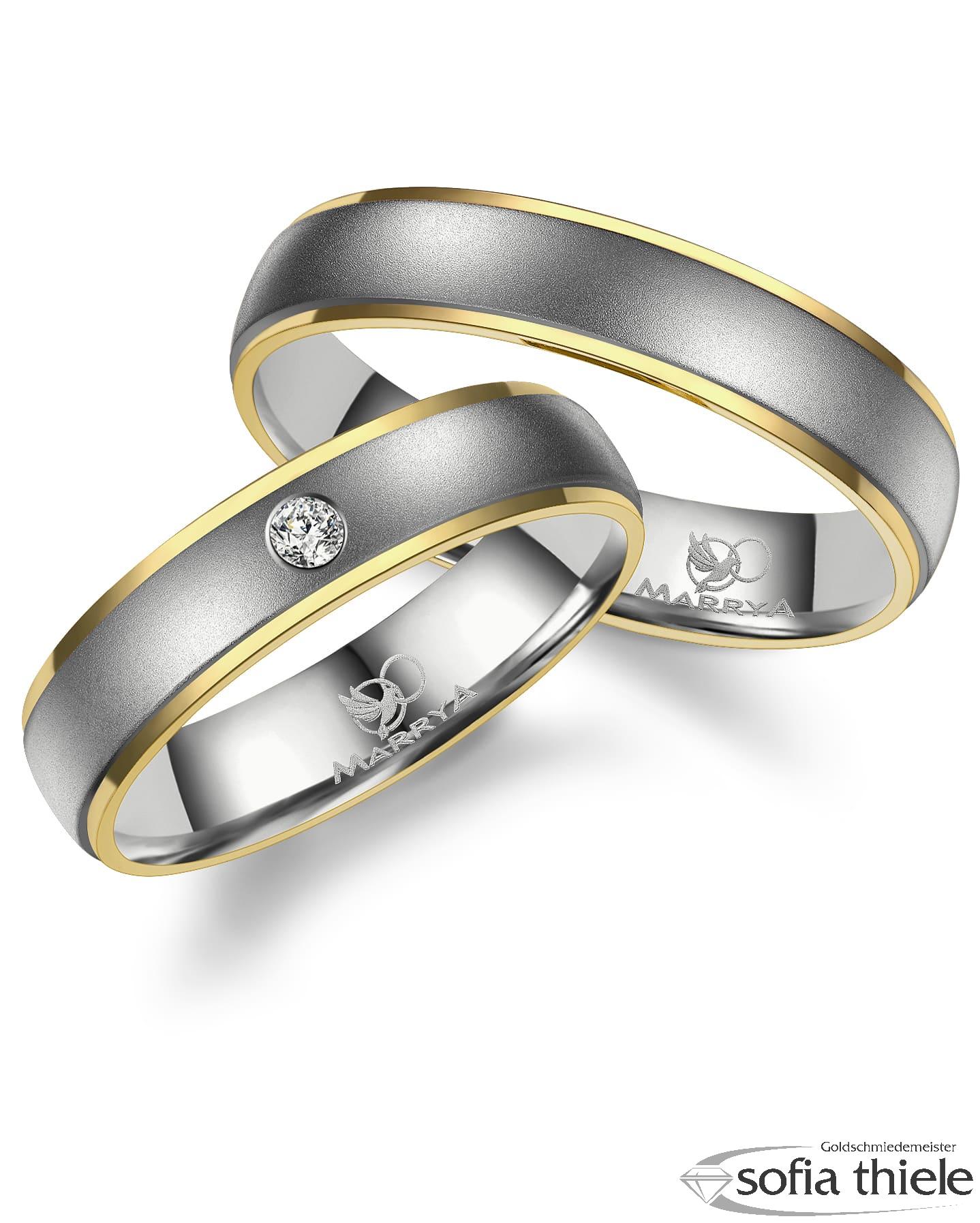 Trauringe Titan Paar TI-11 Trauringe Titan Paar TI-11