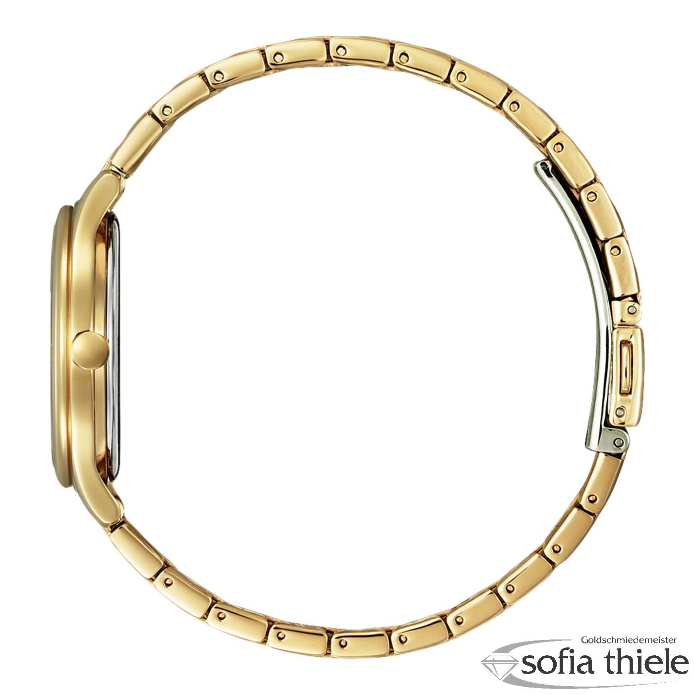 Damenuhr Metallband Quarz EM0503-75X