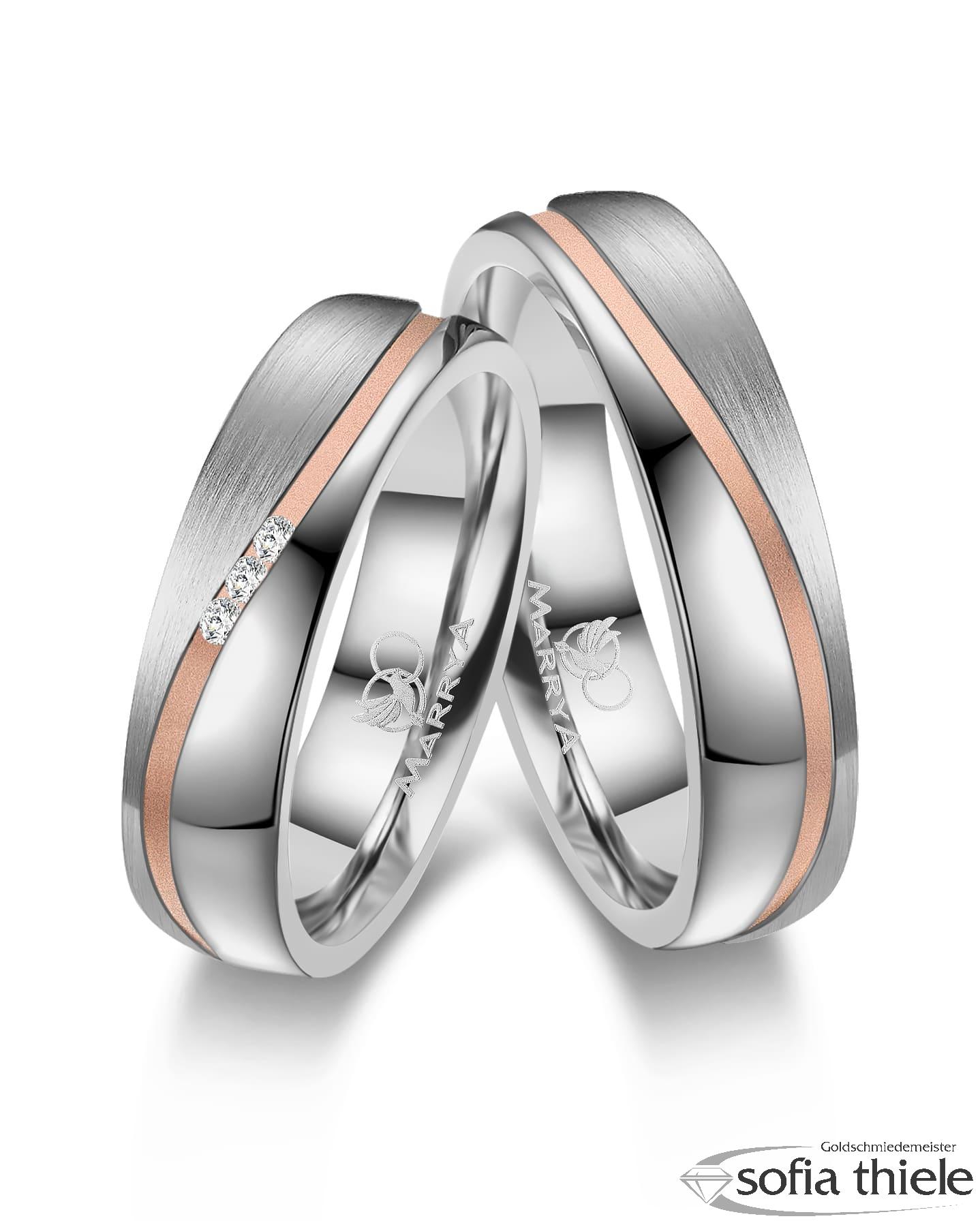 Trauringe Edelstahl Paar ES-11 Trauringe Edelstahl Paar ES-11