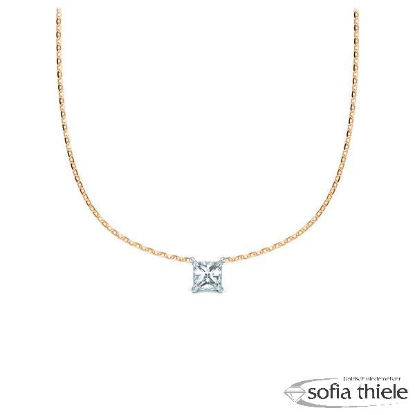 Kette-Collier Gold mit Diamanten RU-1581-1-RW