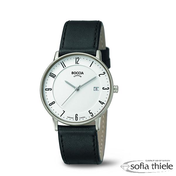 Herrenuhr Lederband Quarz 3607-02