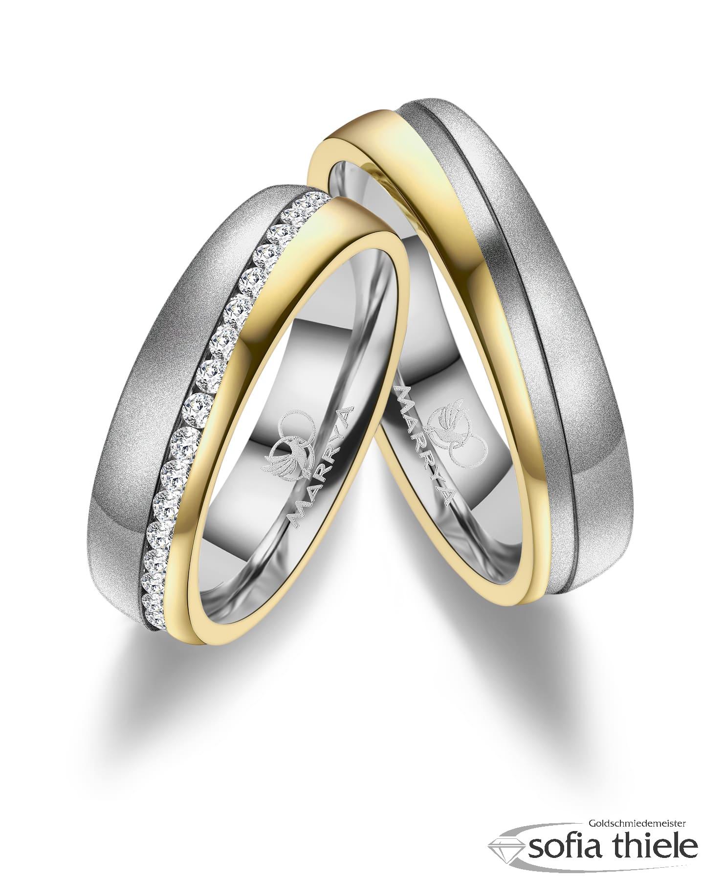 Trauringe Edelstahl Paar ES-32 Trauringe Edelstahl Paar ES-32