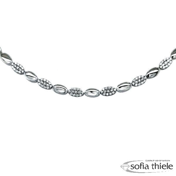 Armband Gold mit Zirkonia AB-6,3g-585W-Z