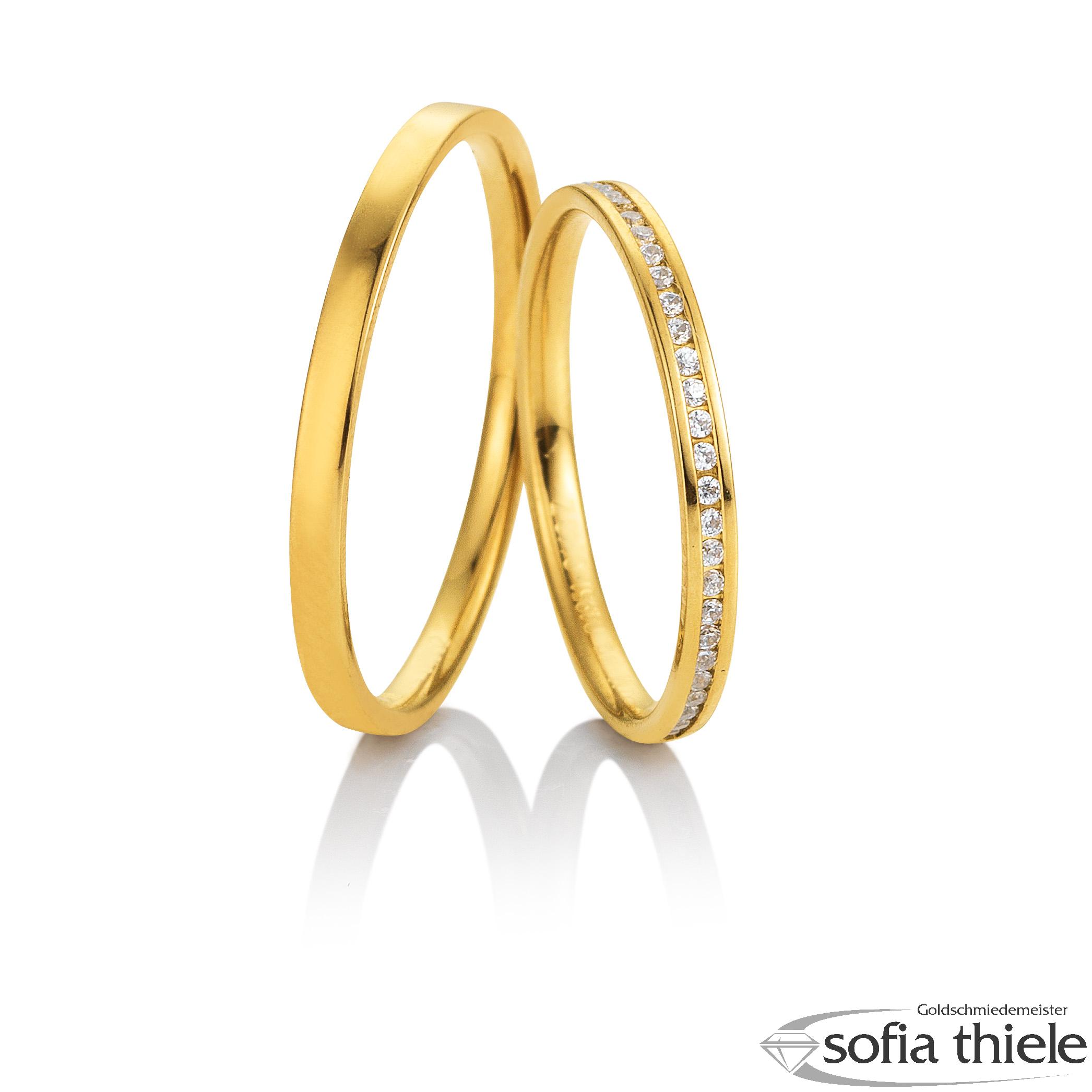 Trauringe Gold Paar 49-81751-375G