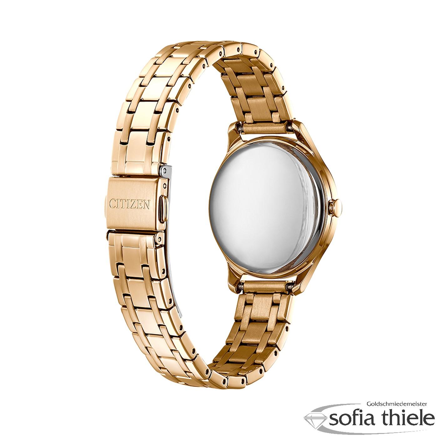 Damenuhr Metallband Quarz EM0503-75X