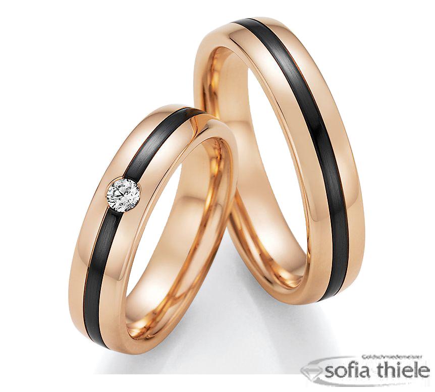 Trauringe Gold Paar 14-10070-050