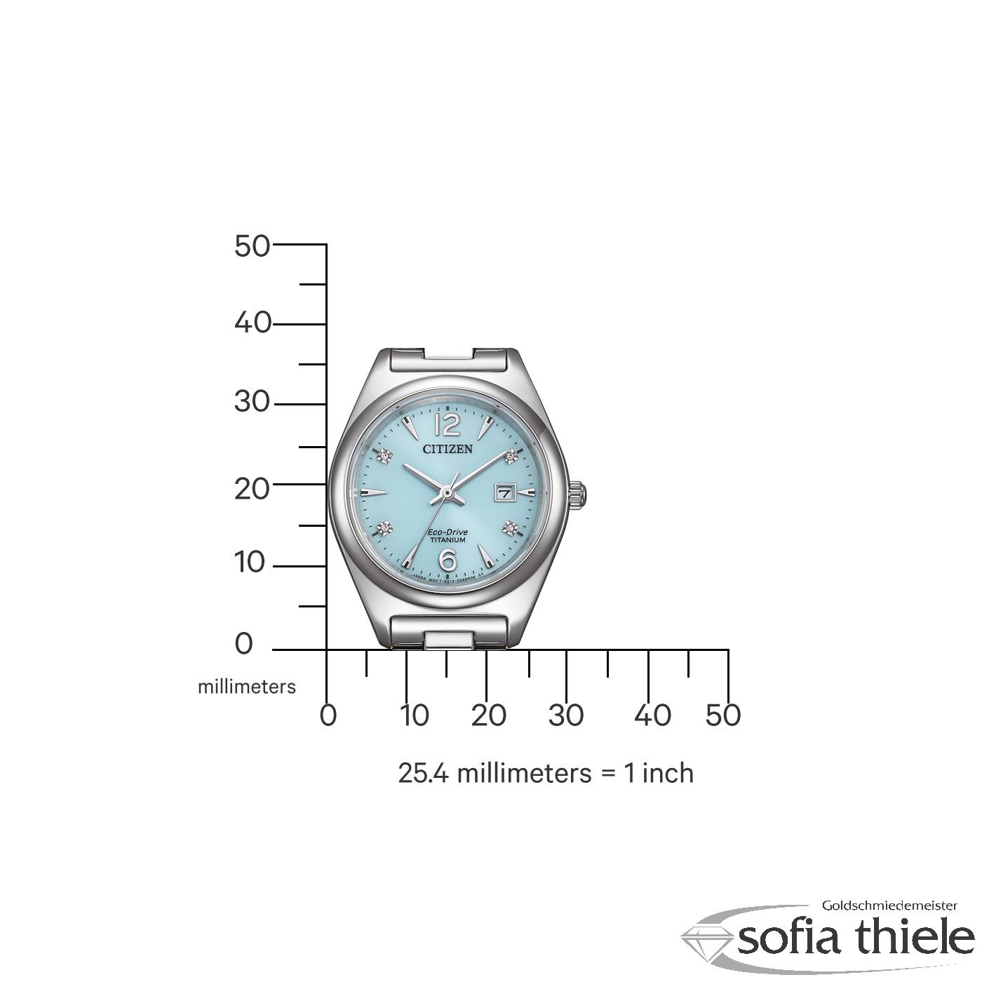 Damenuhr Titan Quarz EW2601-81M
