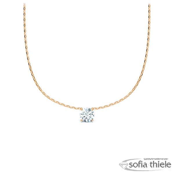Kette-Collier Gold mit Diamanten RU-1582-1-R