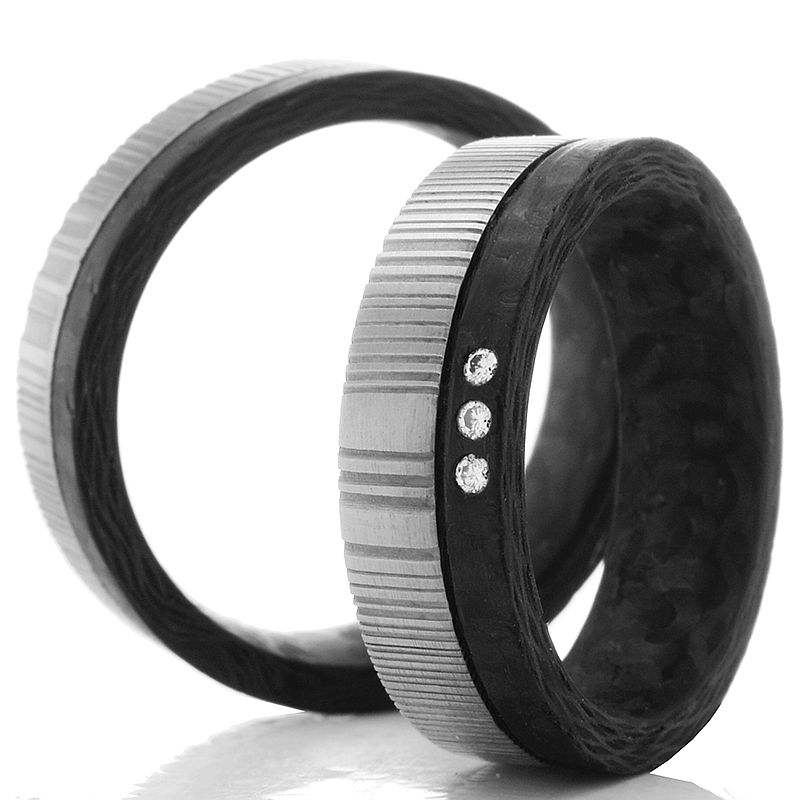 Carbon Trauring Paar 52540-002