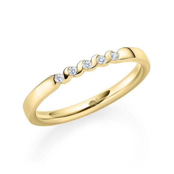 Damenring Gold  mit Diamant RU-1566-21-G
