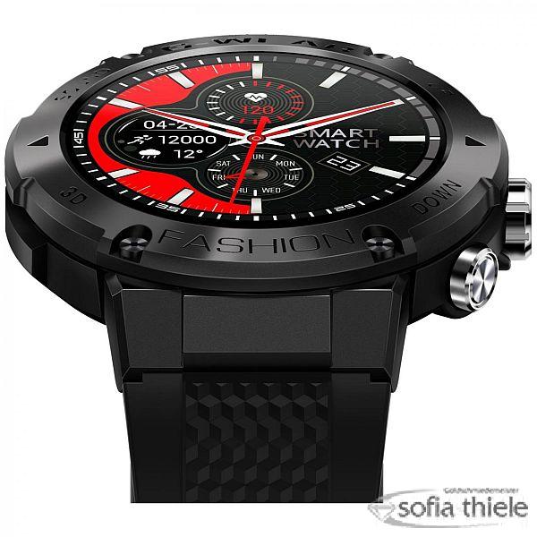 Herrenuhr Kautschuk Smartwatch SW036A