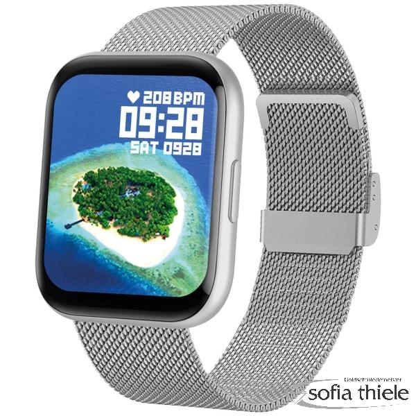 Herrenuhr Metallband Smartwatch SW033F