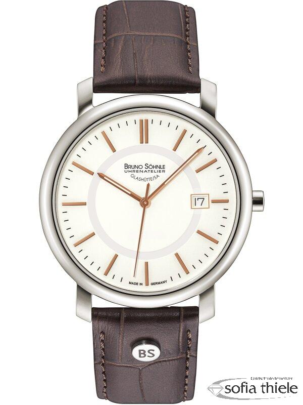 Herrenuhr Lederband Quarz 17-13142-245