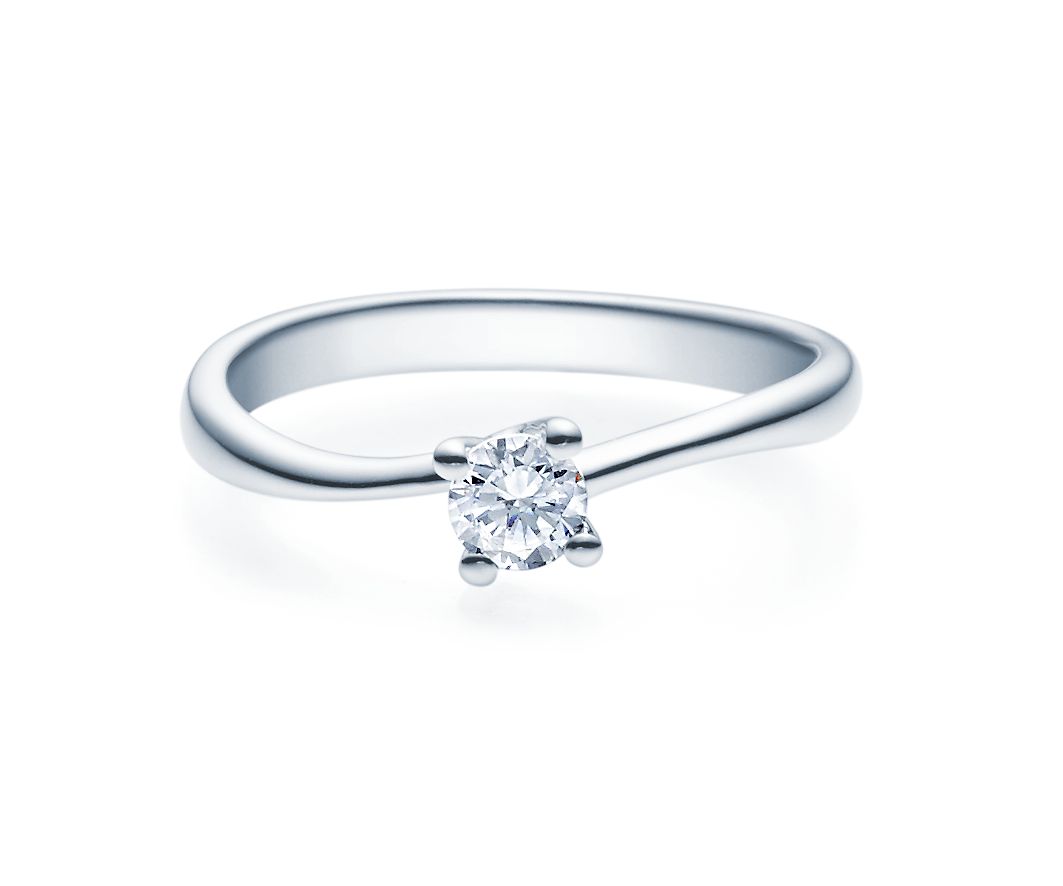 Damenring Silber mit Diamant 18011-0,3-L