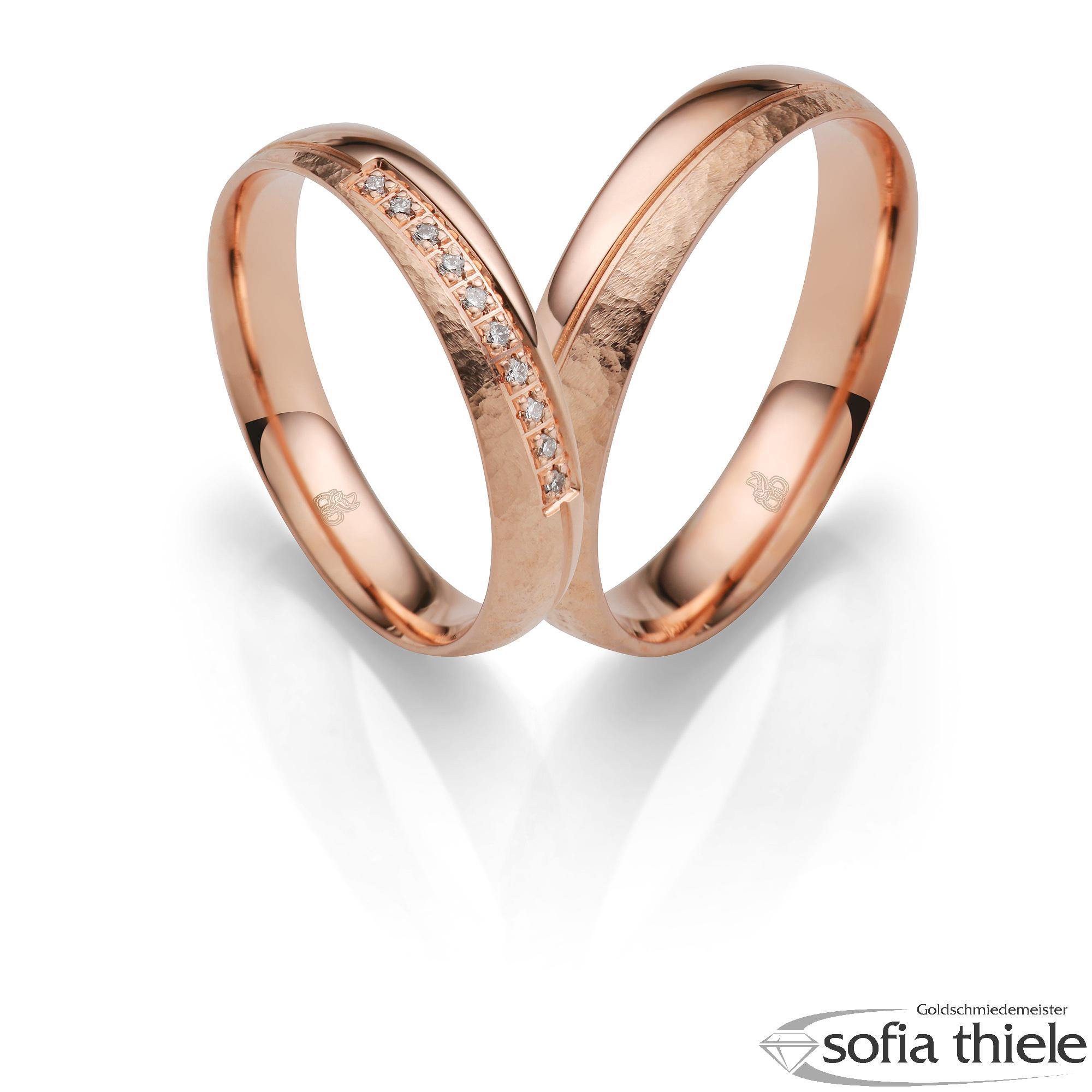 Trauringe Gold Paar R-10-04906-040