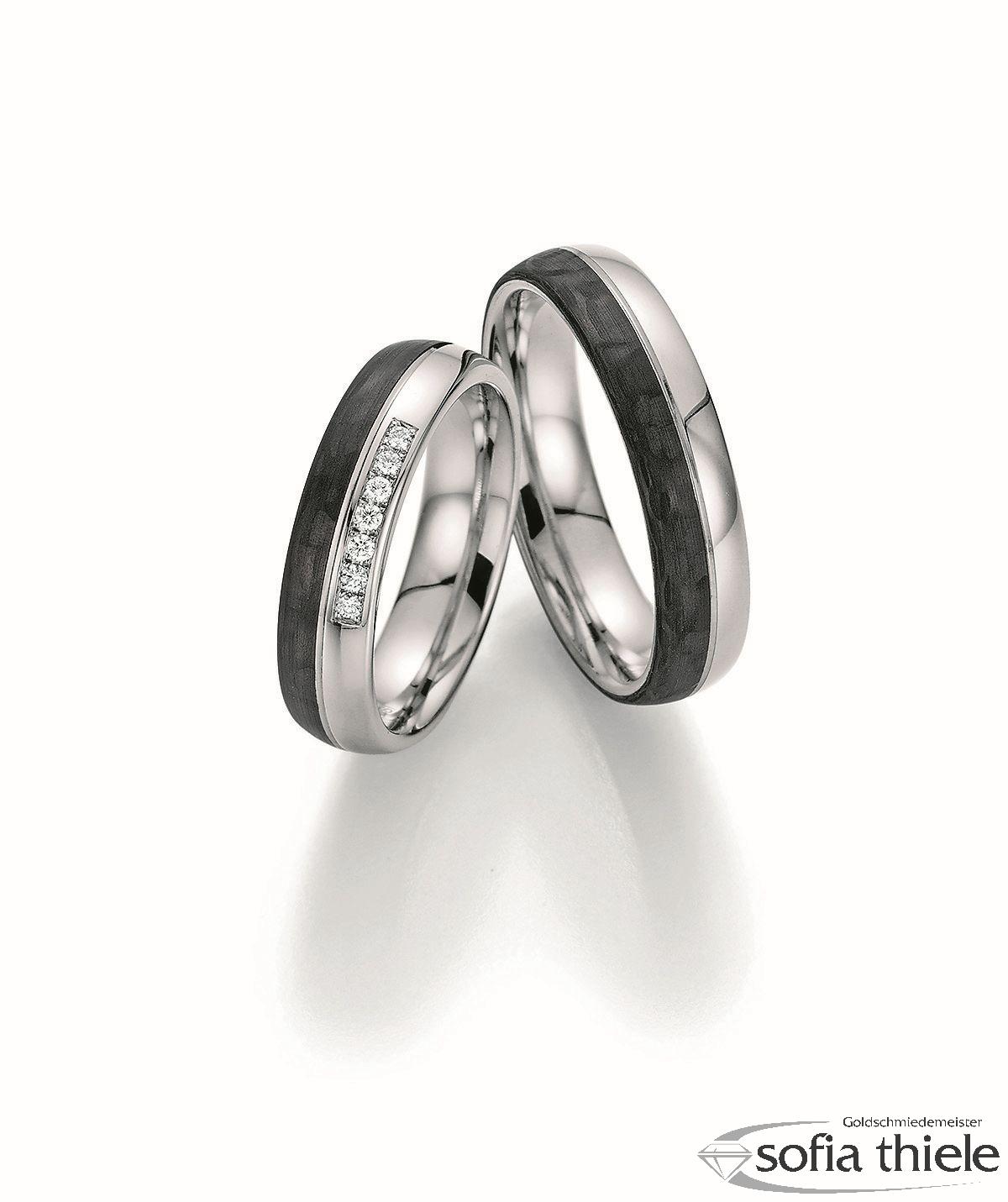 Trauringe Platin Paar F-01240-050