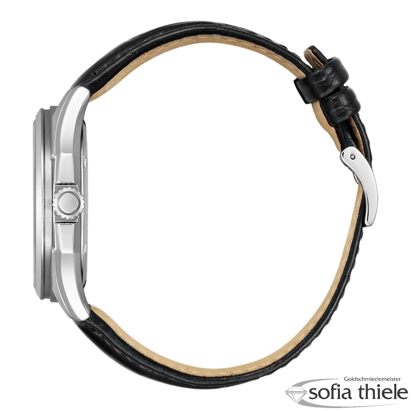 Herrenuhr Lederband Quarz AW1750-18E