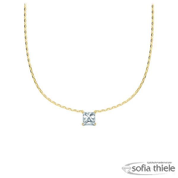 Kette-Collier Gold mit Diamanten RU-1581-1-G