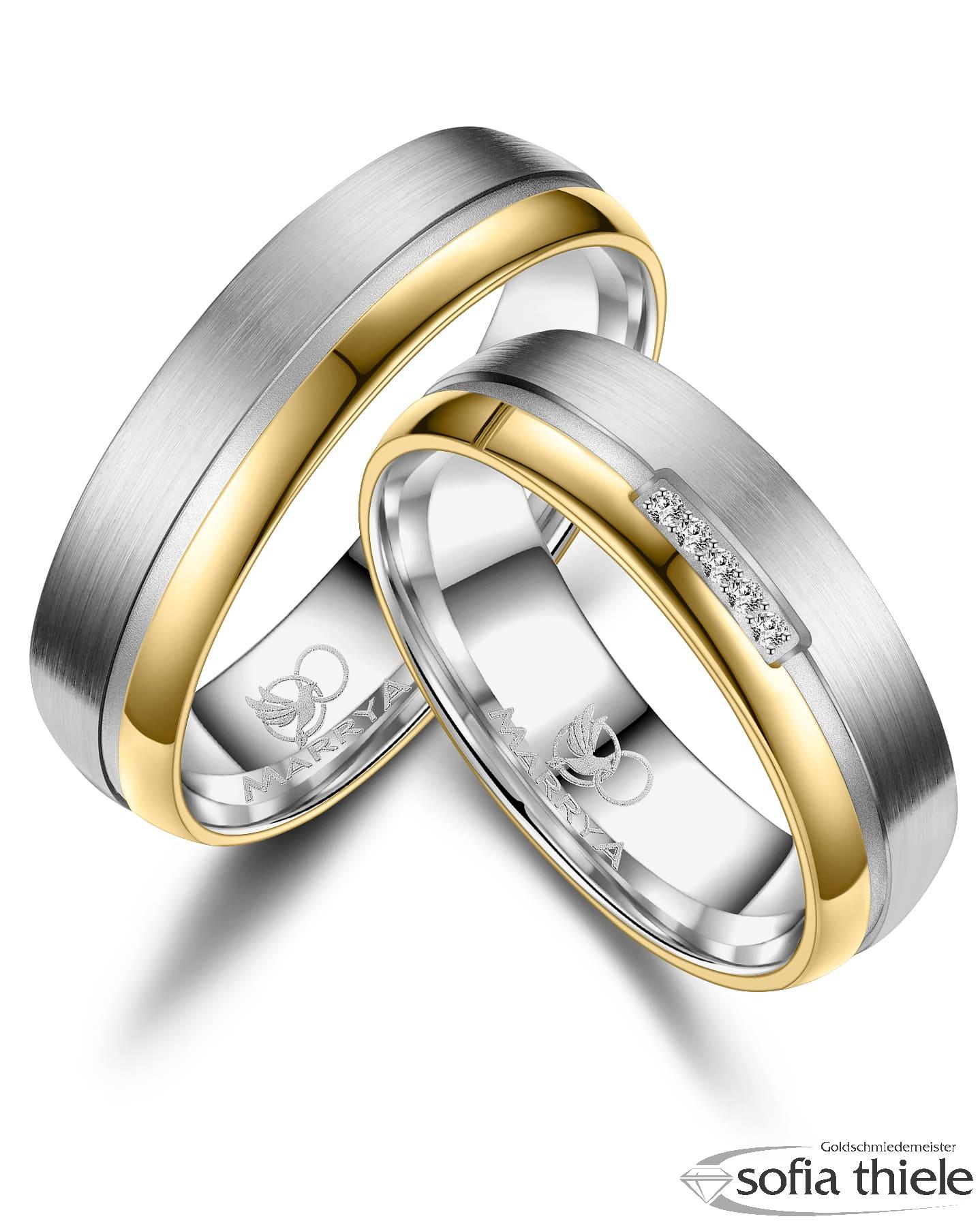 Trauringe Titan Paar TI-15 Trauringe Titan Paar TI-15