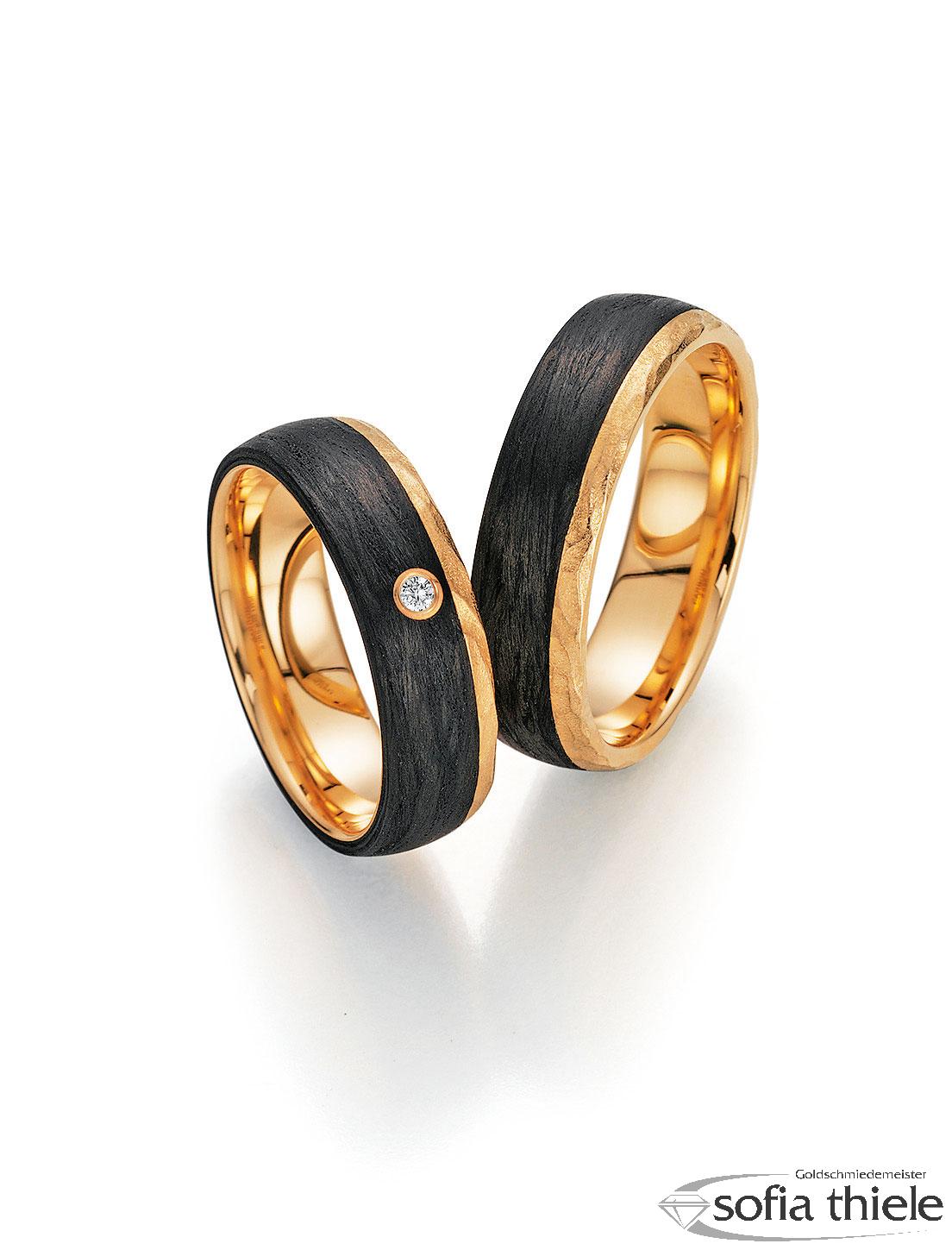 Trauringe Gold Paar F-01450-060