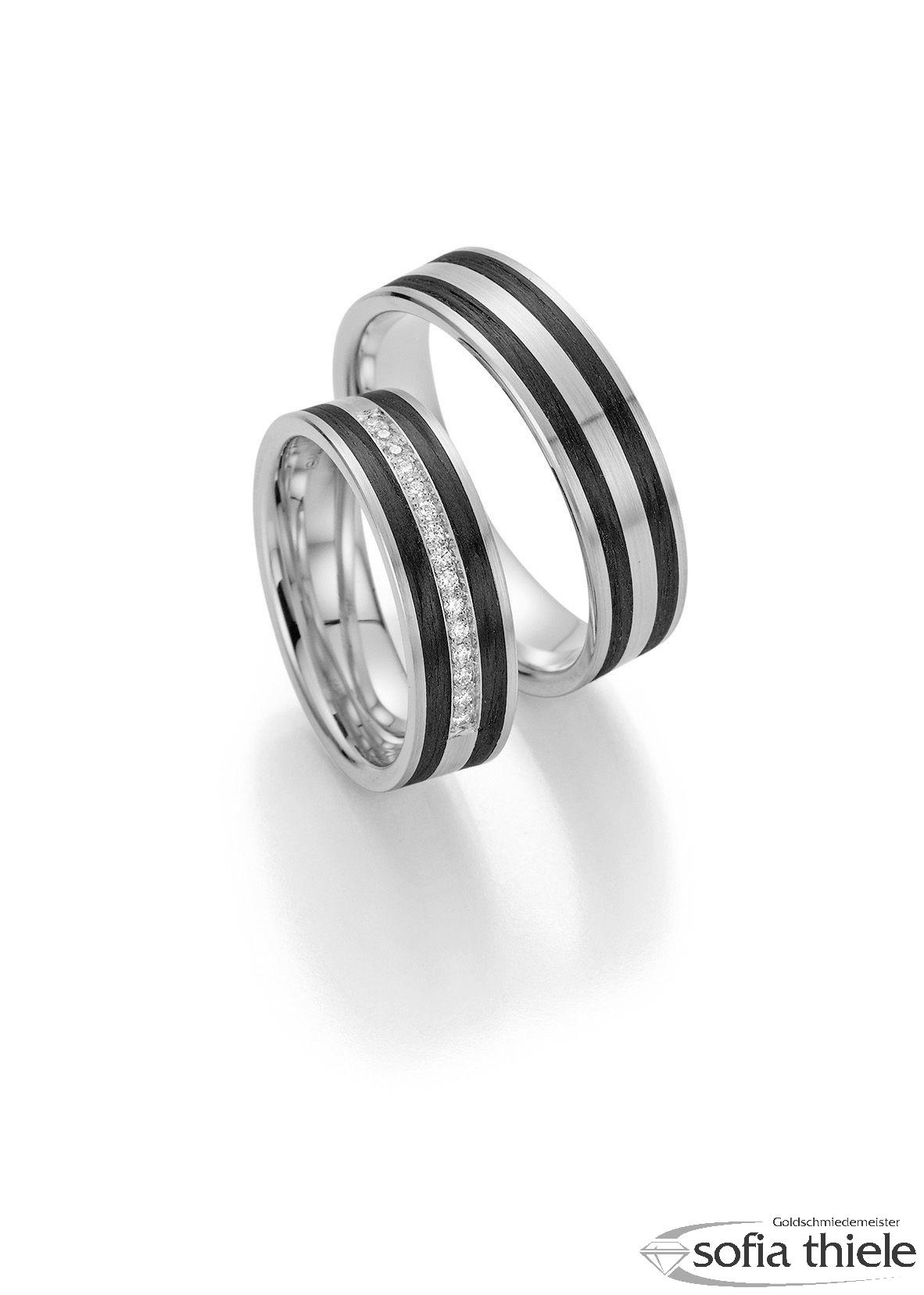 Trauringe Platin Paar F-01200-060