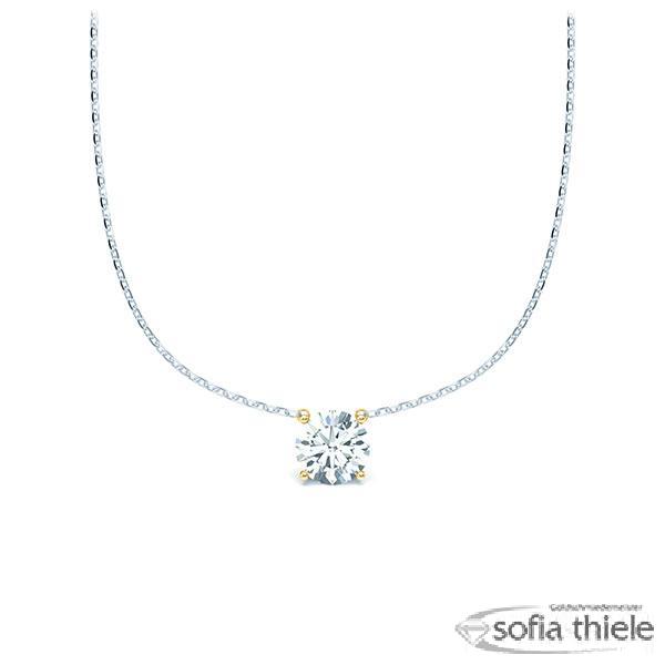 Kette-Collier Gold mit Diamanten RU-1582-6-WG