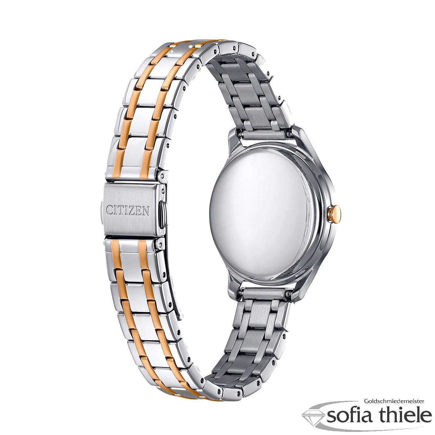 Damenuhr Metallband Quarz EM0506-77A