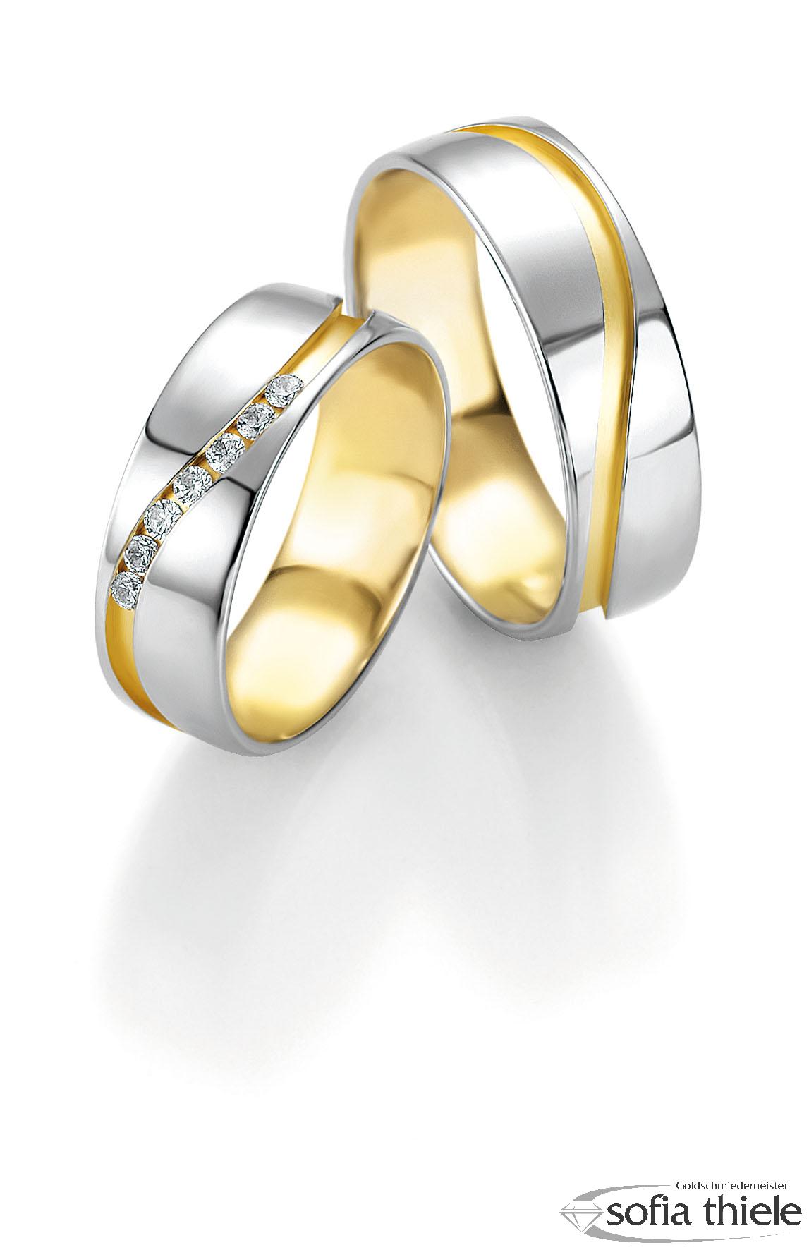 Trauringe Gold Paar B-48-05209-10