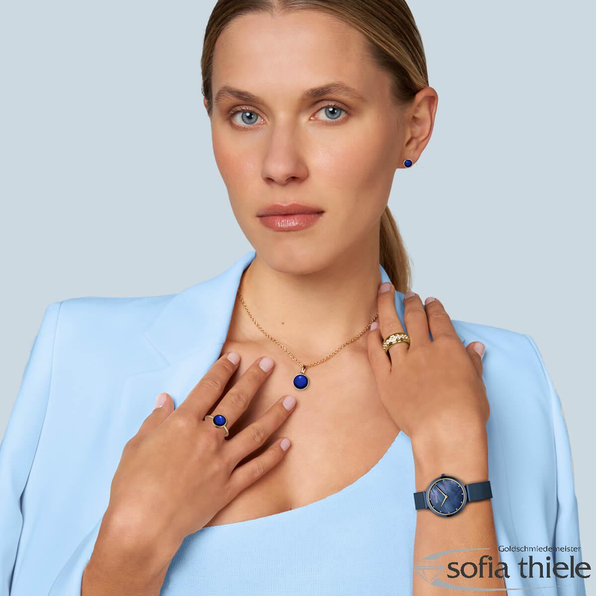 Damenuhr Metallband Quarz 18132-399