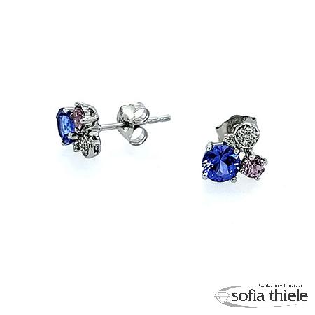 Ohrstecker Gold m. Farbstein 319320006-375