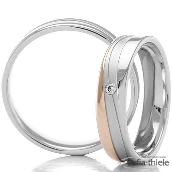 Trauringe Gold Paar F-07535-050