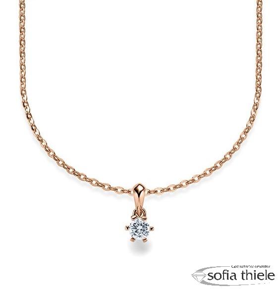 Kette-Collier Gold mit Diamanten RU-1576-5-R