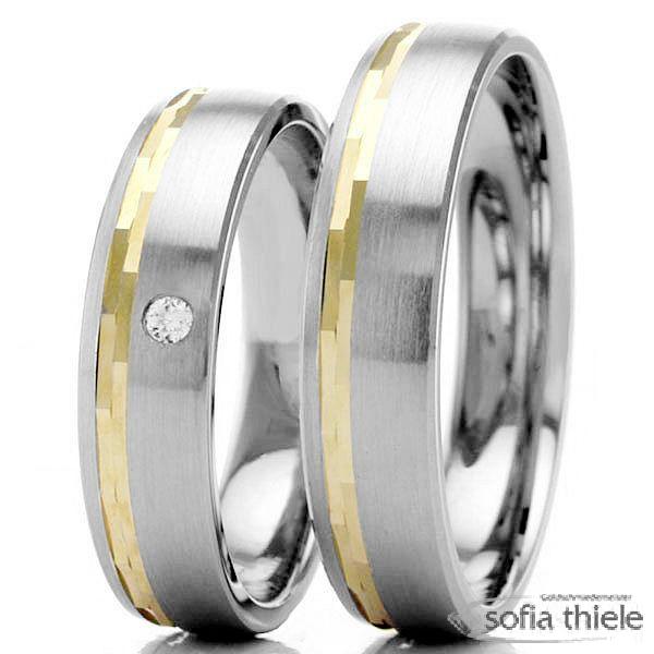 Trauring Palladium Paar R-10-50916-050