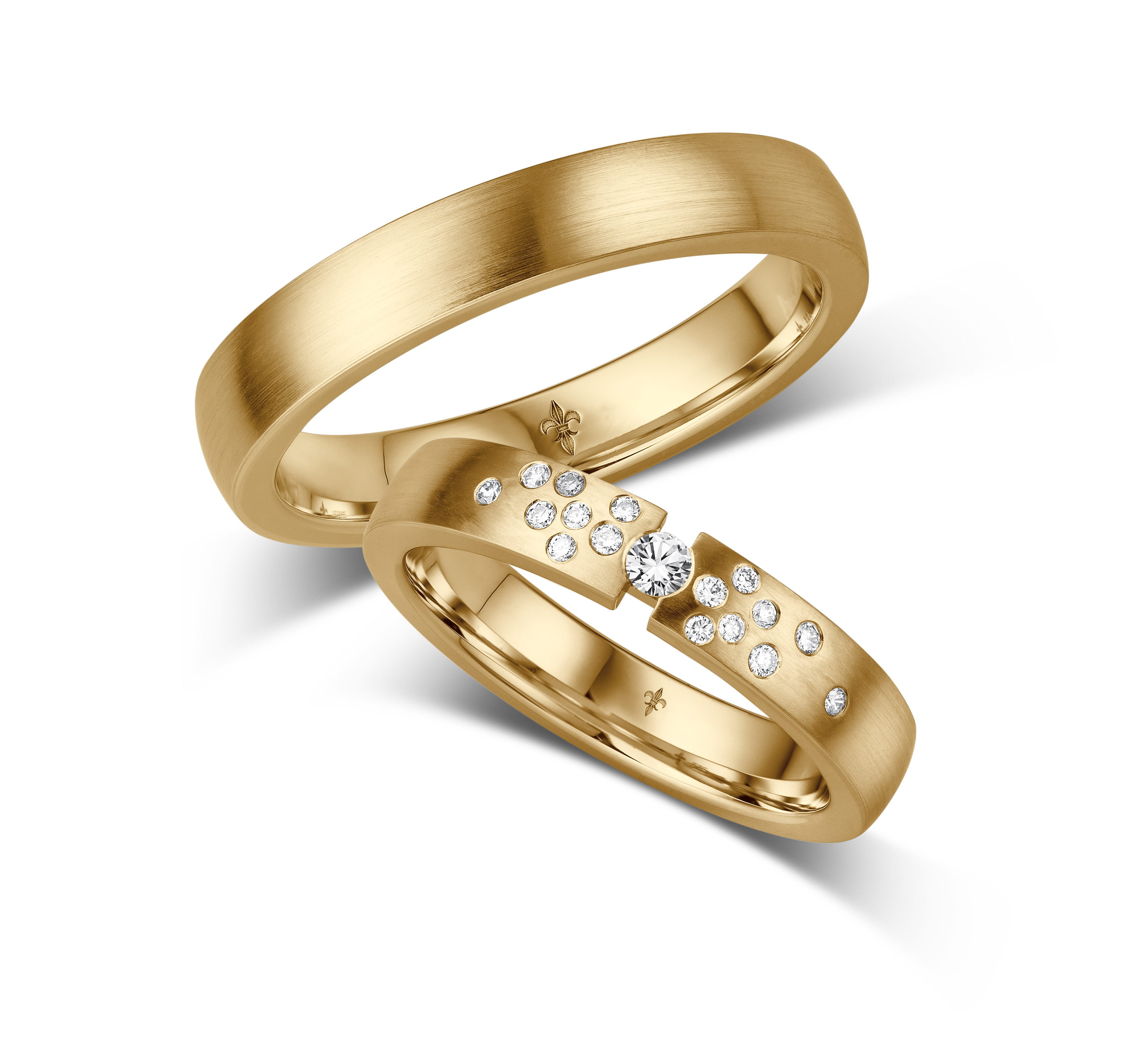 Trauringe Gold Paar TR-00032G-375