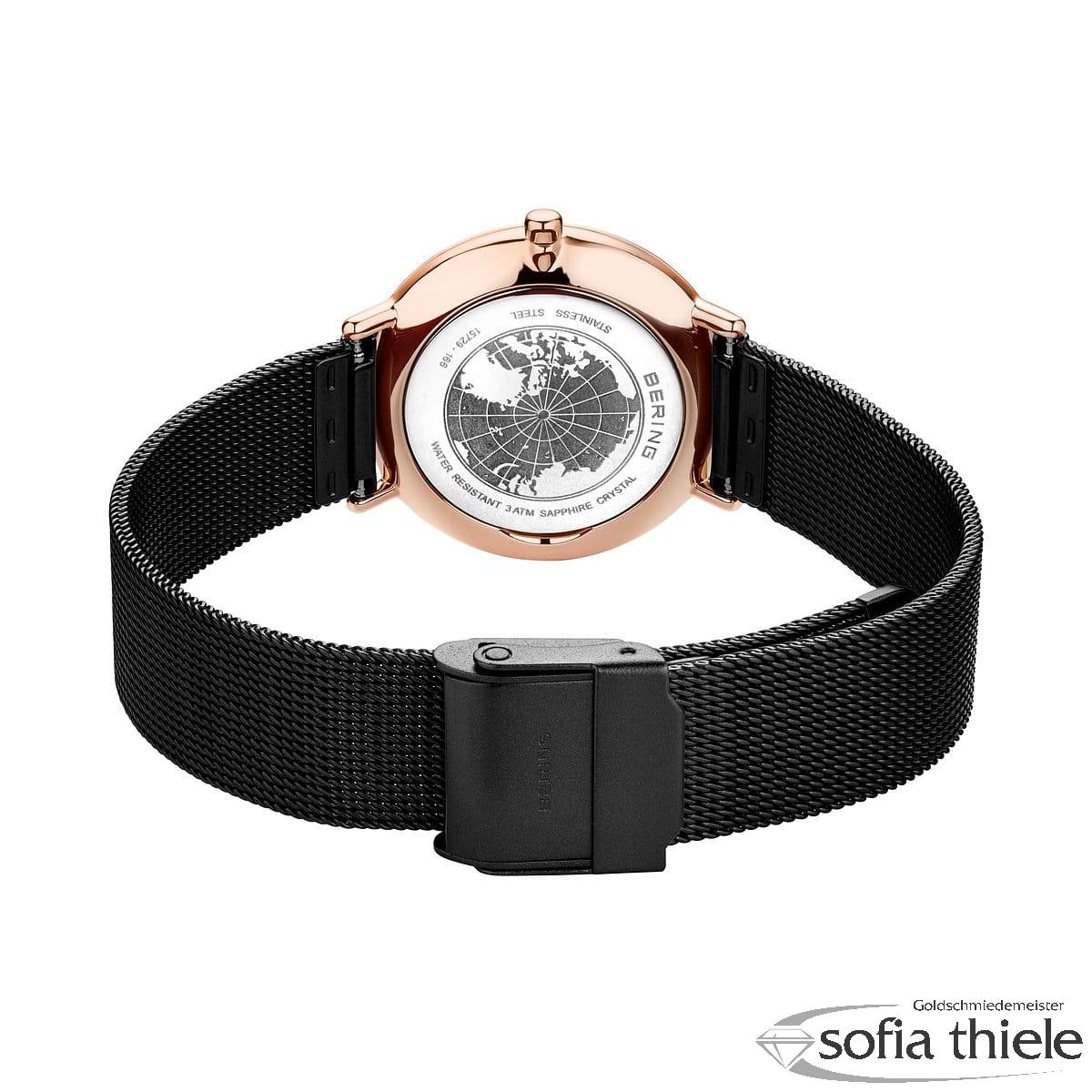 Damenuhr Metallband Quarz 15729-166