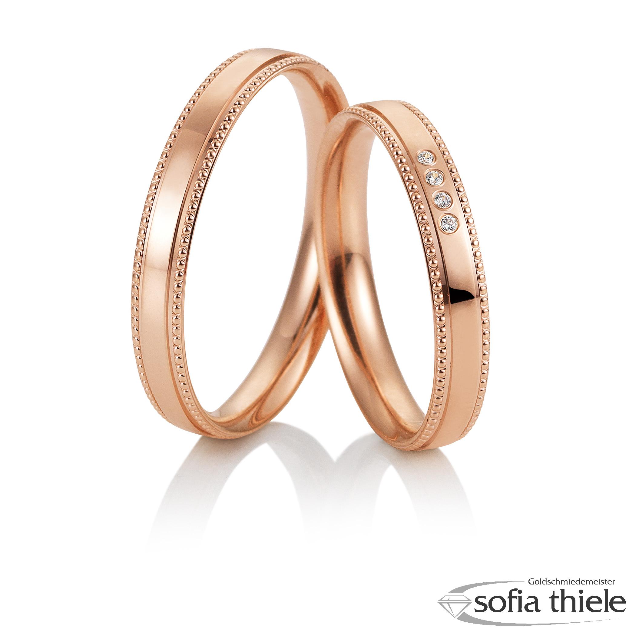 Trauringe Gold Paar 49-81789-375R