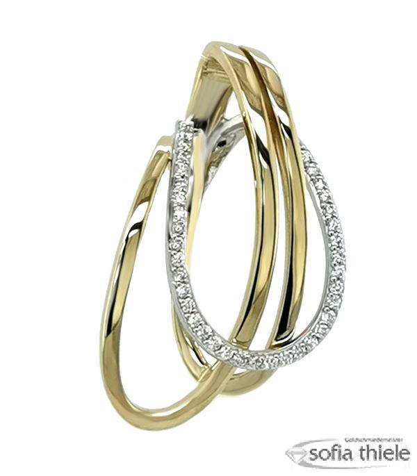 Kettenanhänger Gold m. Diamant 31-04642-375WG