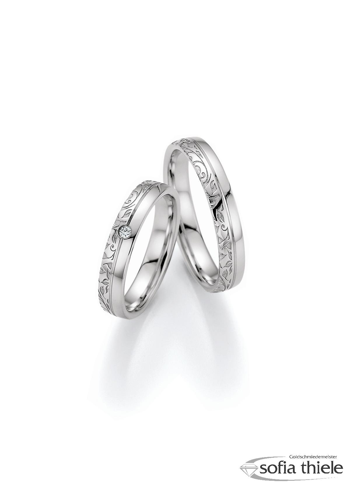 Trauringe Gold Paar F-07676-040