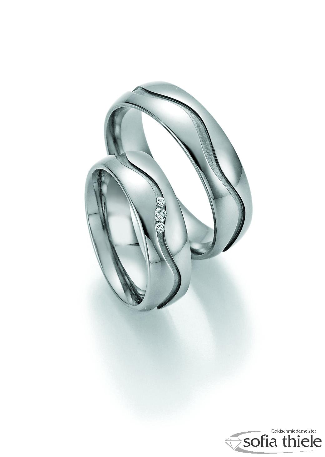 Trauringe Titan Paar 77-20090-060