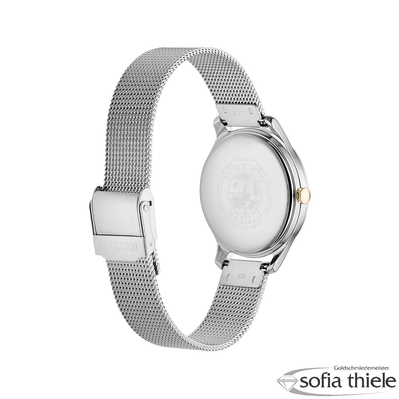 Damenuhr Metallband Quarz EM0504-81A