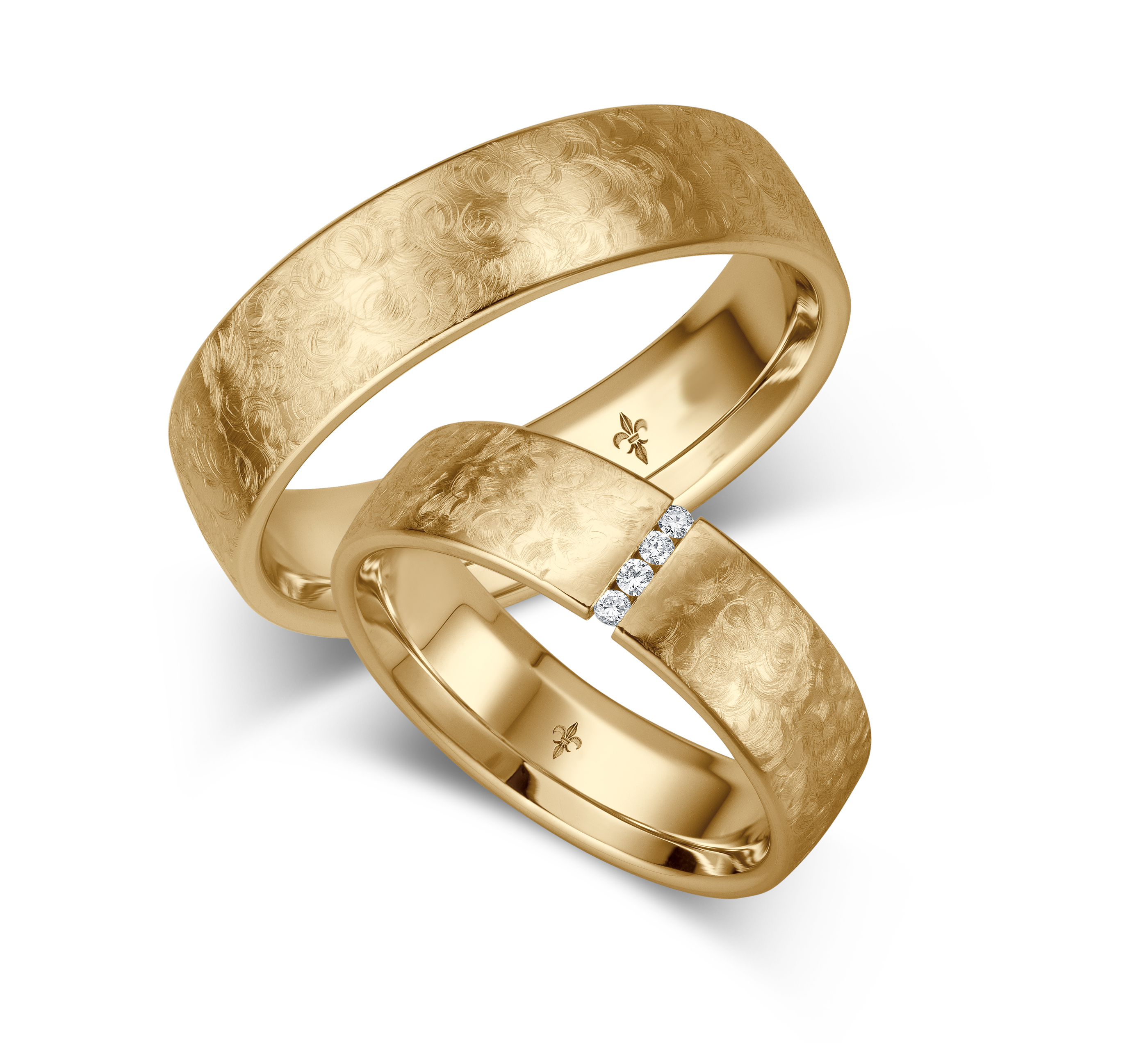 Trauringe Gold Paar TR-00031G-375