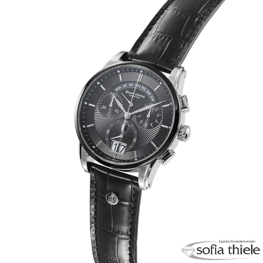 Herrenuhr Lederband Quarz 17-73117-741