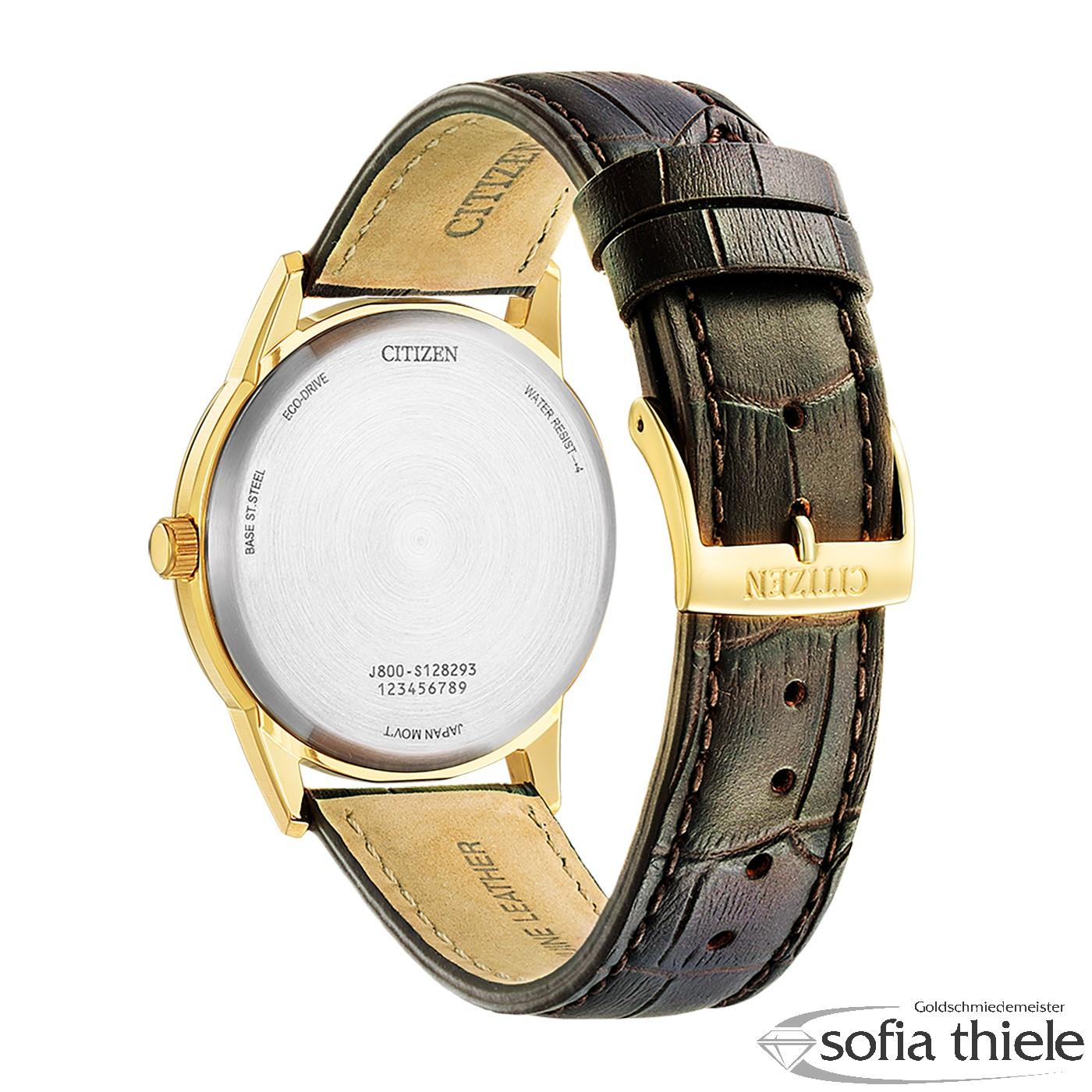 Herrenuhr Lederband Quarz AW0102-13AE